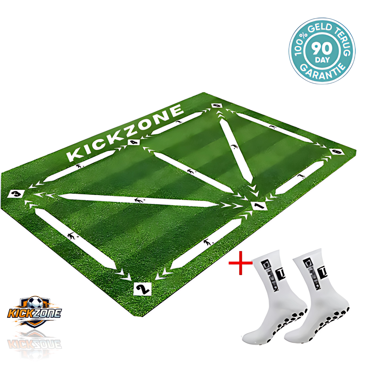 Kickzone™ Voetbal Trainingsmat + GRATIS Voetbalsokken & Programma